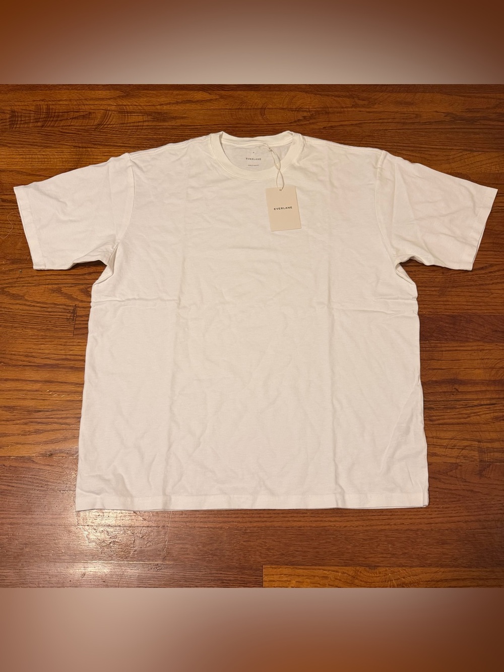 Everlane Premium Weight Relaxed Crew White T-Shirt